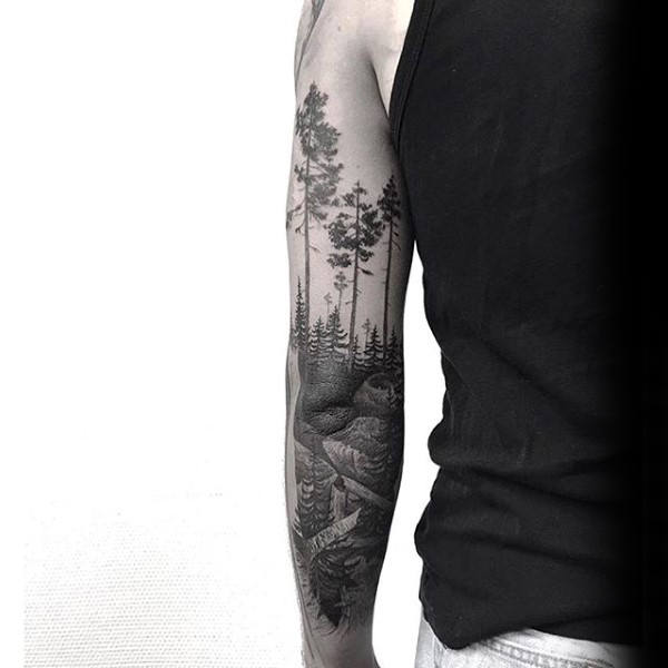 Tree Sleeve Tattoo