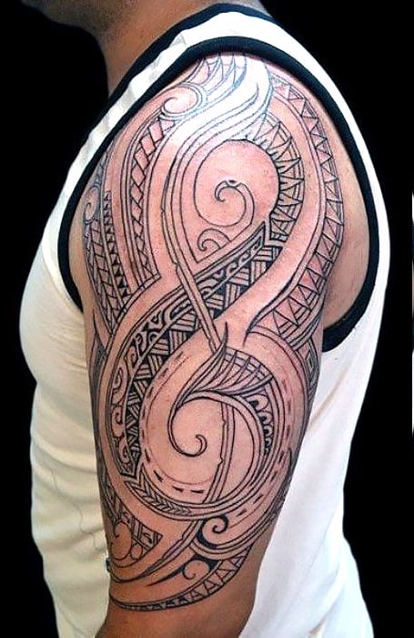 Tribal Music Tattoo