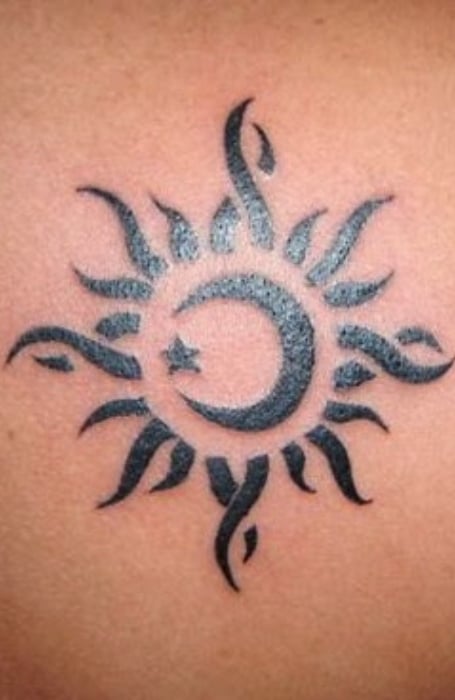 star moon sun planet  Sun tattoos Small tattoos Star tattoos