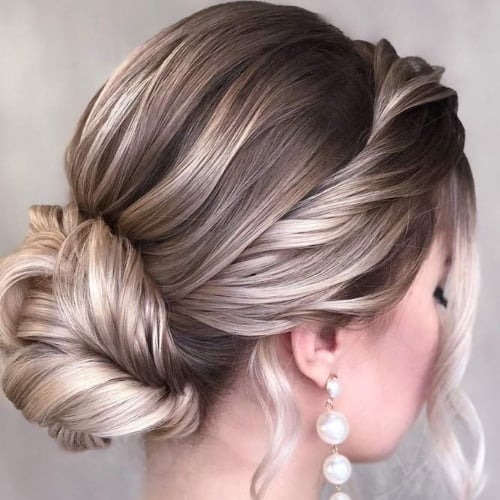 Twisted Bun Bridesmaid1