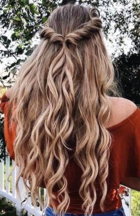 Wavy Braiding Hair Hairstyle