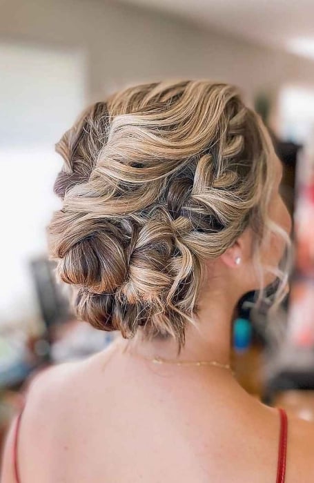 Bun Hairstyle For Prom