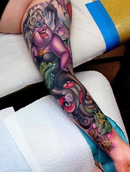 Disney Sleeve Tattoo 