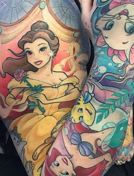 Disney Sleeve Tattoo 