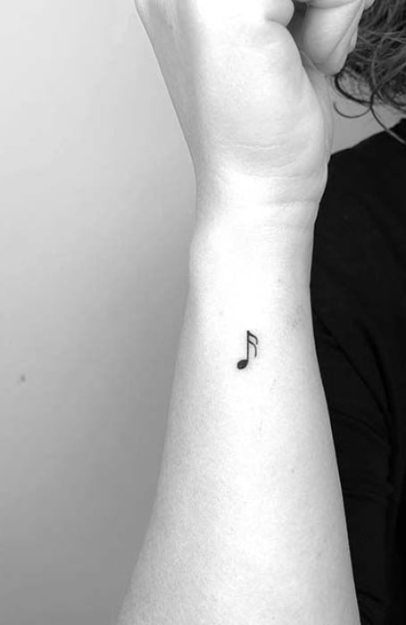 52 Music Tattoos On Wrist