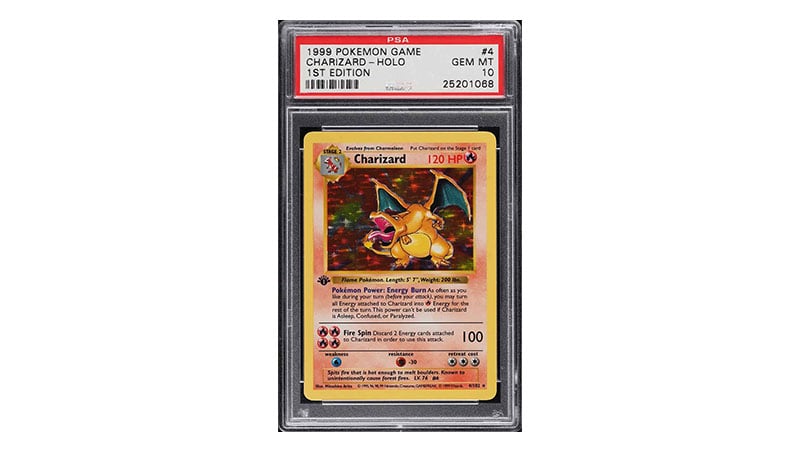 1999 Pokemon Base Set Shadowless 1st Edition Holo Charizard #4