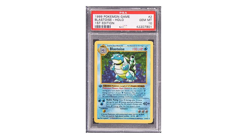 1999 Pokemon Game 1st Edition #2 Blastoise Holo