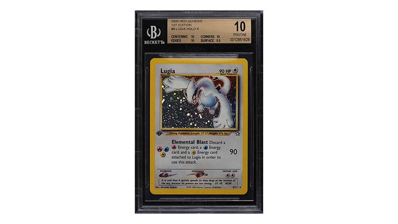 2000 Pokemon Neo Genesis 1st Edition Holo Lugia #9