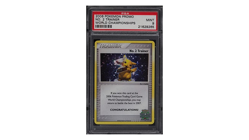 2006 Pokémon World Championships No. 2 Trophy Trainer Card