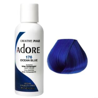 Adore Semi Permanent Haircolor 176 Ocean Blue 4 Ounce