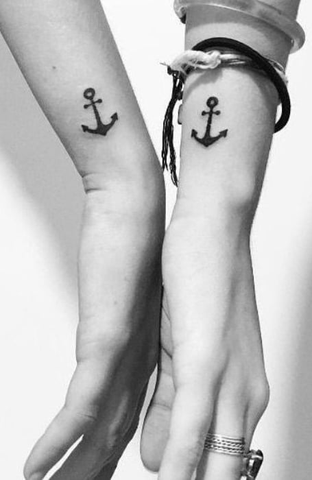 Best Friend Anchor Tattoo