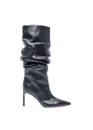 Bettina Vermillon Tiphany Boot Laminato Black Packshot (1)