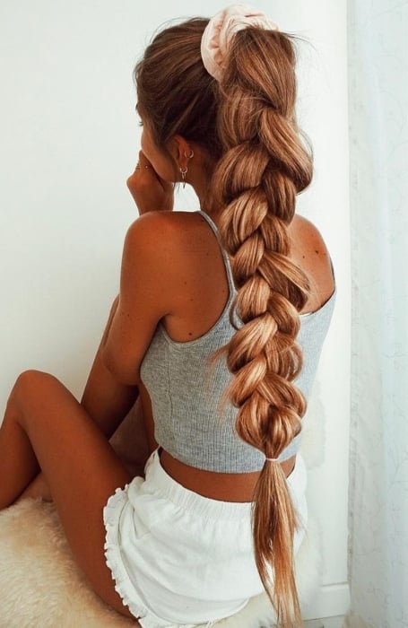 Big Braided Ponytail 