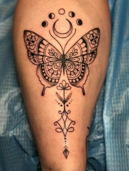 Butterfly Mandala Tattoo