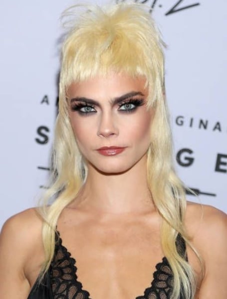 Cara Delevingne Mullet