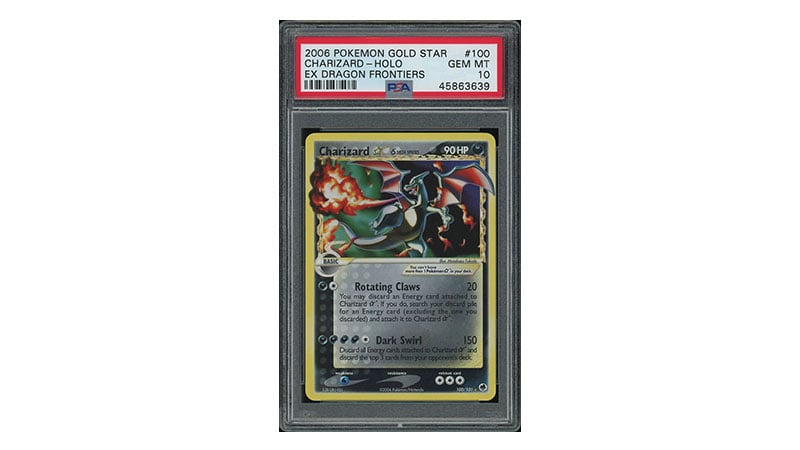 Dragon Frontiers Gold Star Holographic Charizard