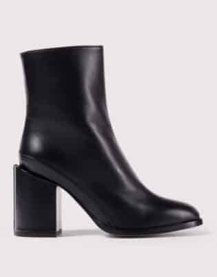 Elegant Leather Ankle Boot