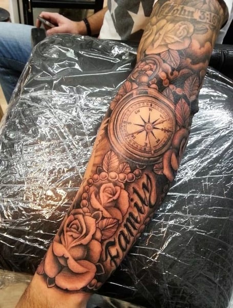 Family Sleeve Tattoo