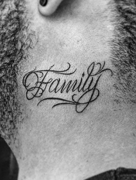 Family Heart Temporary Tattoo Sticker  OhMyTat