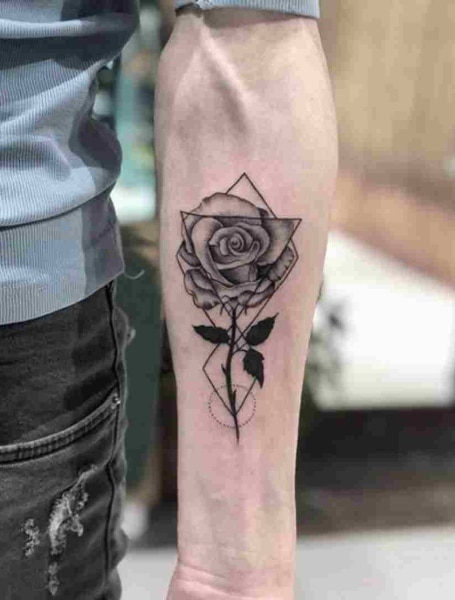 Tattooer  Men flower tattoo Forearm flower tattoo Forearm tattoos