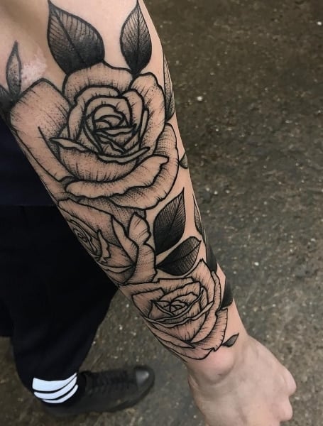 Rose for MOM tattoo