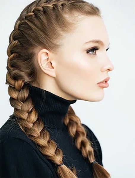 French Braid Ponytail 1