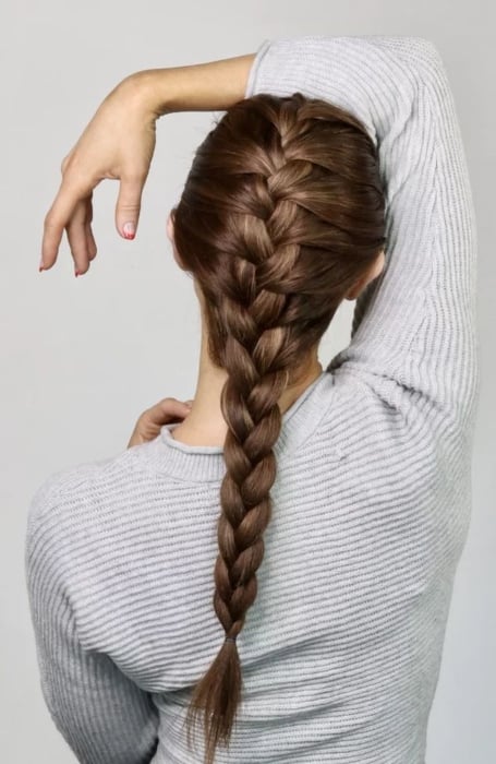 French Braid Ponytail