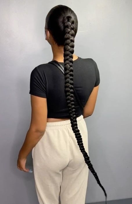 Long Braided Ponytail