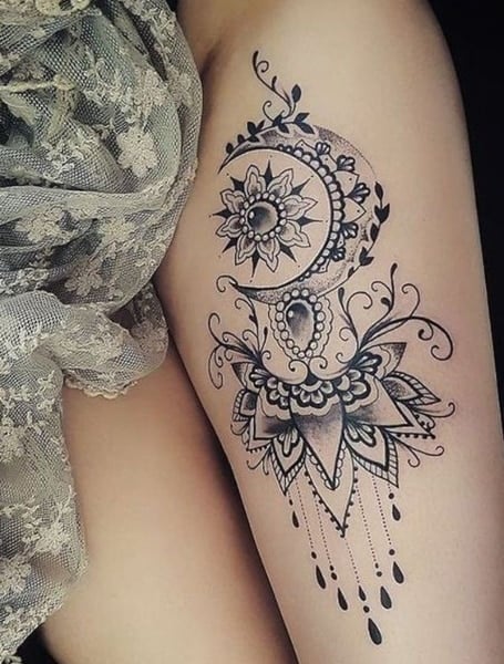 Thigh tattoos for women  the ultimate It girl musthave