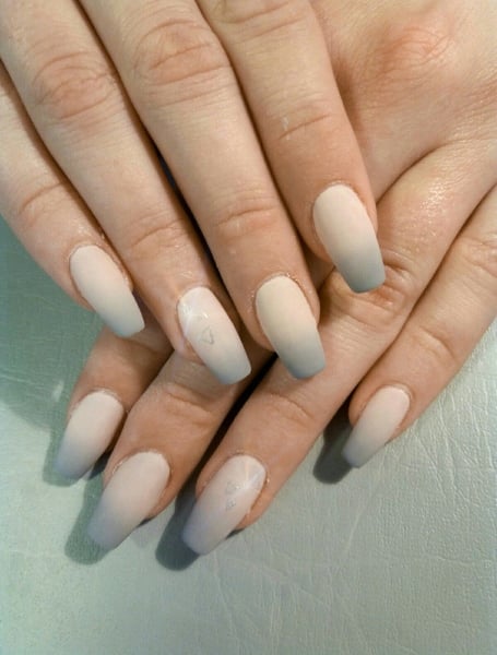 Nude With Grey Details