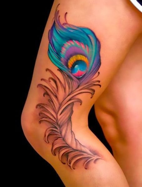 feather tattoo by Kiddotattoo on DeviantArt