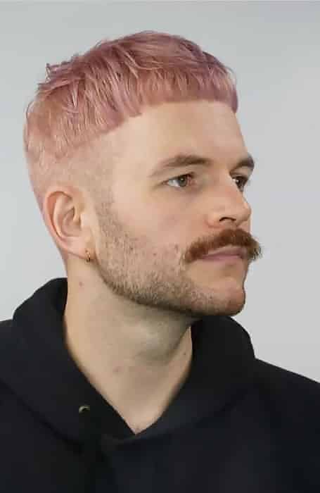 Pink Edgar Haircut
