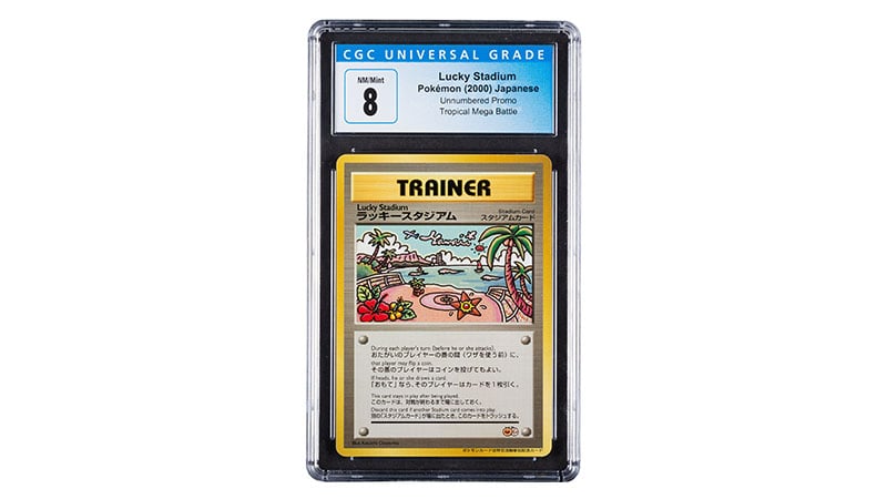 Pokémon Tropical Mega Battle Lucky Stadium Trainer Promo Trading Card