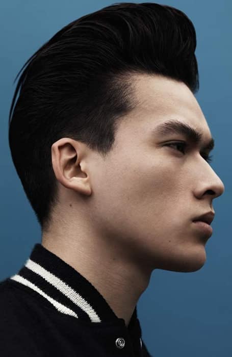 Pompadour Asian Man