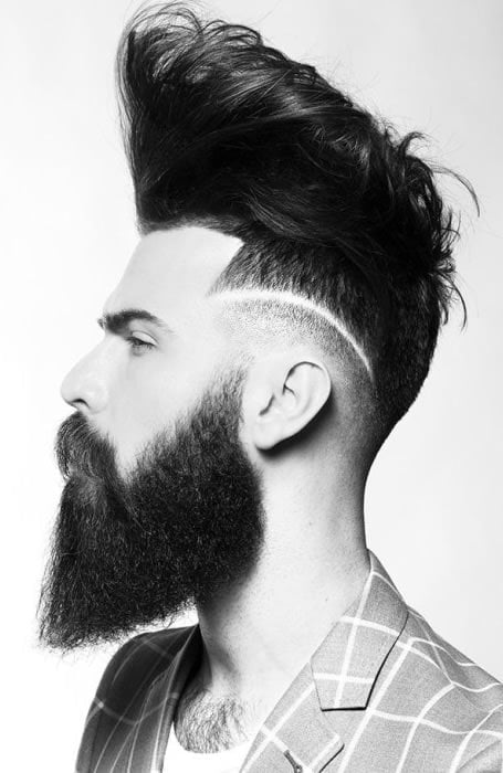 Pompadour With Beard