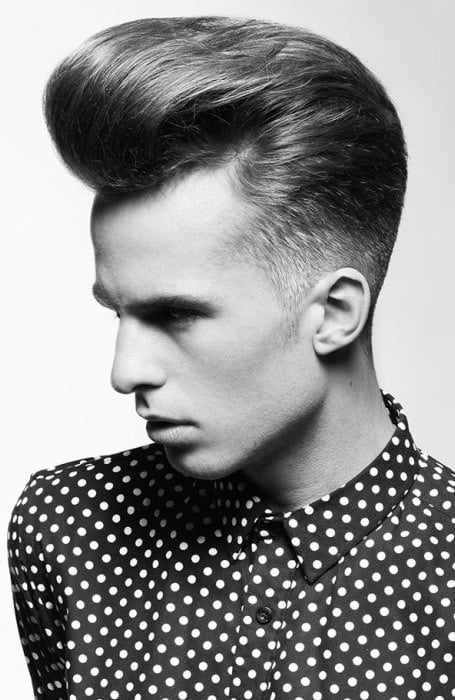Pompadour With Low Fade