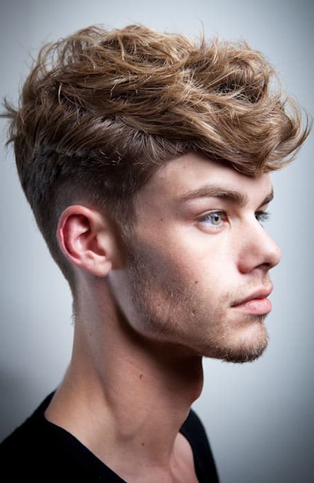 Relaxed Textured Pompadour