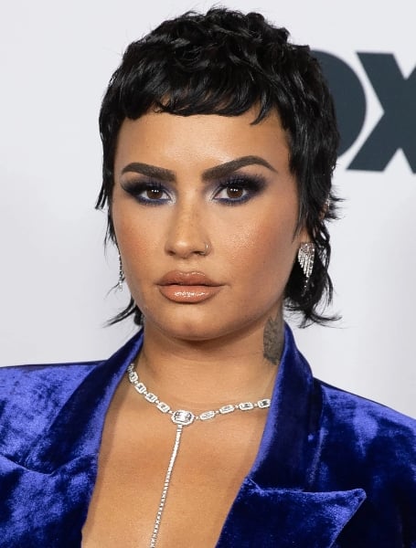 demi Lovato Mullet (1)