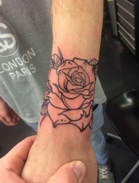 Rose Wrist Tattoo (2)