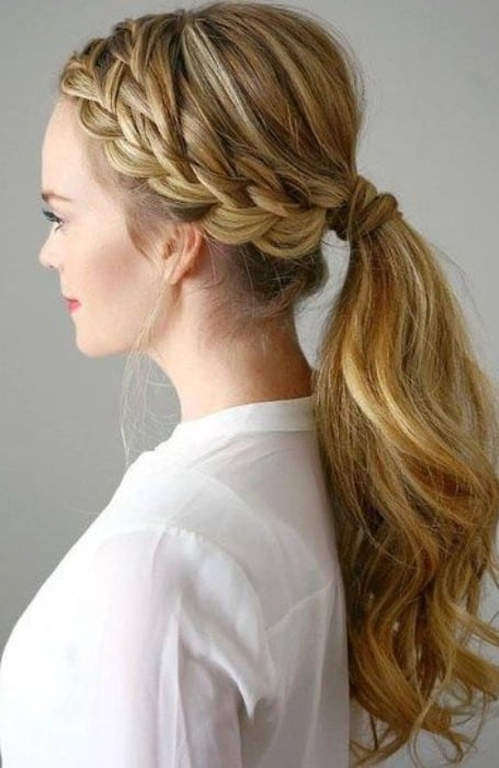 Side Braids With Ponytail 