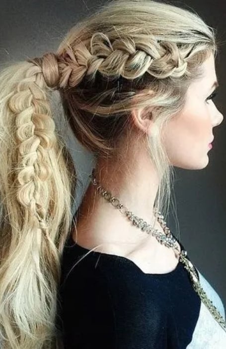 Side Braids With Ponytail