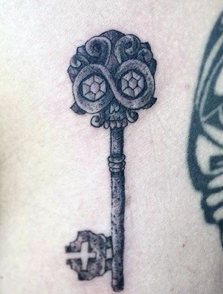 Small Skeleton Key Tattoos