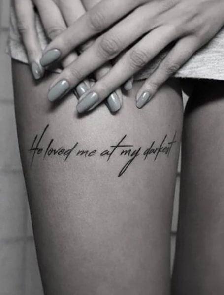 70 Sexy Thigh Tattoos for Women in 2023  The Trend Spotter