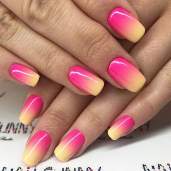 Top 15 Cute Two Color Nail Art Ideas