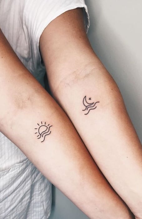 25 Matching Tattoo Designs for Couples and Friends