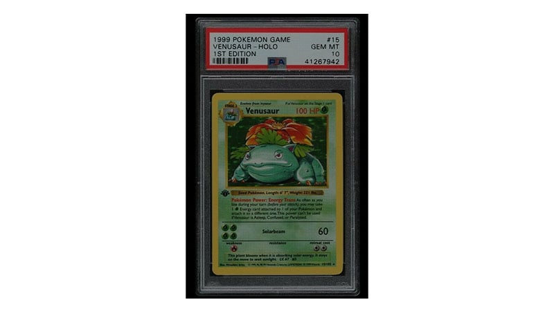 Venusaur 1999 Pokemon Base 1st Ed Shadowless 15 102