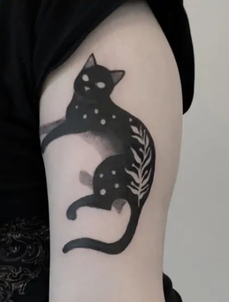 Black Cat Tattoo