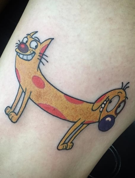 Cat Dog Tattoo