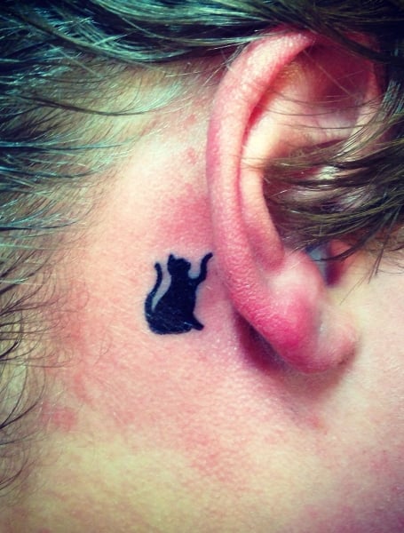 Cat Ear Tattoo