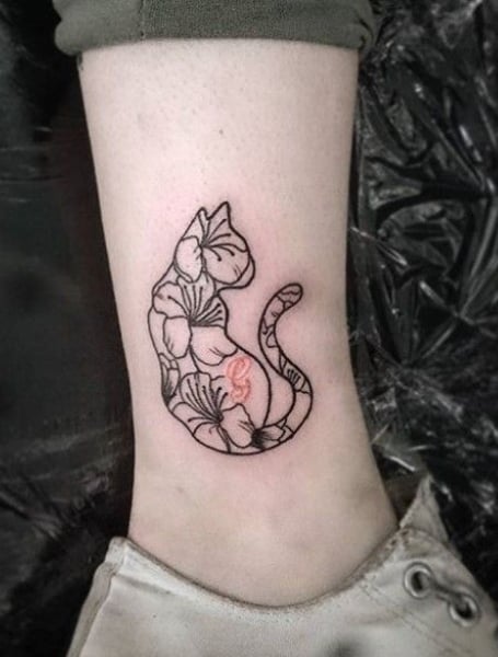 Cat Memorial Tattoo